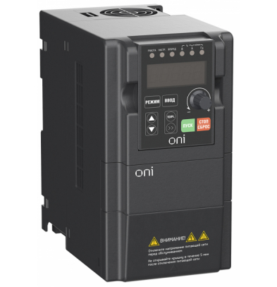 A150-33-075HT (арт.): IEK ONI Преобразователь частоты A150 380В 3Ф 0,75кВт 3А встр. торм ONI
