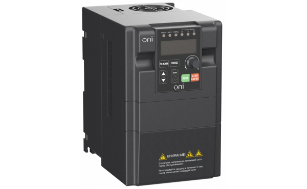 A150-21-15NT (арт.): IEK ONI Преобразователь частоты A150 220В 1Ф 1,5кВт 7А со встроенным тормозным модулем