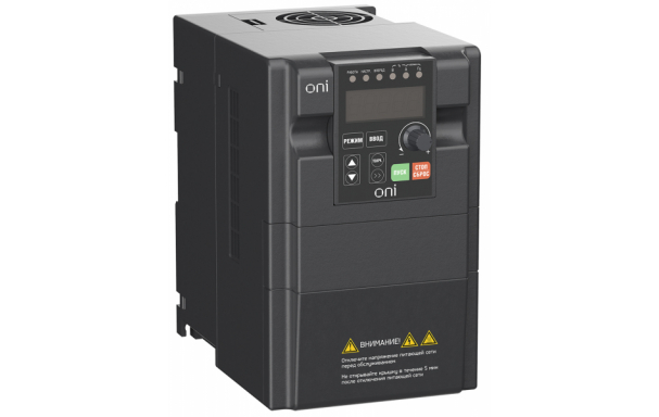 A150-21-15NT (арт.): IEK ONI Преобразователь частоты A150 220В 1Ф 1,5кВт 7А со встроенным тормозным модулем