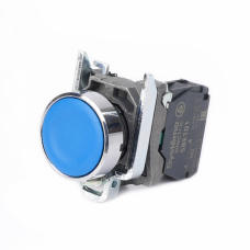 SB4BA61 (арт.): Systeme Electric Кнопка SB4 в сборе модульная 22мм синяя с возвратом металл 1НО