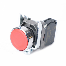 SB4BA42 (арт.): Systeme Electric Кнопка SB4 в сборе модульная 22мм красная с возвратом металл 1НЗ