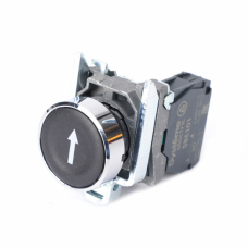 SB4BA3351 (арт.): Systeme Electric Кнопка SB4 в сборе модульная 22мм черная металл 1НО с марк "стрелка вниз"