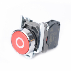 SB4BA4322 (арт.): Systeme Electric Кнопка SB4 в сборе модульная 22мм красная металл 1НЗ с маркировкой "О"