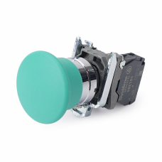 SB4BC31 (арт.): Systeme Electric Кнопка с гриб головкой SB4 в сборе 22мм 40мм зеленая с возвратом металл 1НО