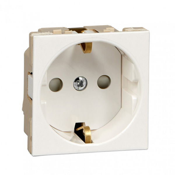 RN16-113-BE (арт.): Systeme Electric Розетка В45 СУ с ЗК для каб. кан. бел. RAL9010