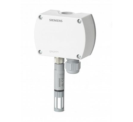 QFA3101 (арт.): Датчик влажности комнатный, 4…20 мА, IP65/IP40