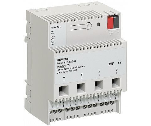 N 510/04 (арт.): Выключатель НАГРУЗКИ N 510/04(арт.), ДЛЯ ПОВЫШЕННОЙ ЁМКОСТНОЙ НАГРУЗКИ, 4Х230V AC 16A, ДЛЯ УСТАНОВКИ НА DIN-РЕЙКУ, 4 ТЕ
