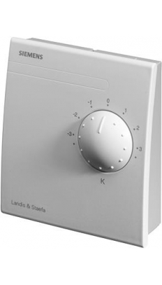 QAA27 (арт.): Датчик температуры комнатный, LG-Ni1000, 0…50 C, IP30