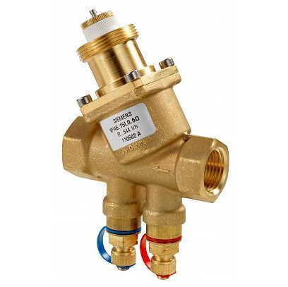 VPI46.25F1.8Q (арт.): Седельный клапан со встроенным регулятором перепада давления (Комбиклапан) 2-х ходовой, PN16,  280…1800 куб.м./час, DN25, 1…120 C, резьбовой