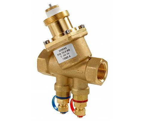 VPI46.25F1.8Q (арт.): Седельный клапан со встроенным регулятором перепада давления (Комбиклапан) 2-х ходовой, PN16,  280…1800 куб.м./час, DN25, 1…120 C, резьбовой