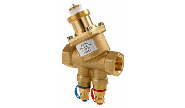VPI46.25F1.8Q (арт.): Седельный клапан со встроенным регулятором перепада давления (Комбиклапан) 2-х ходовой, PN16,  280…1800 куб.м./час, DN25, 1…120 C, резьбовой