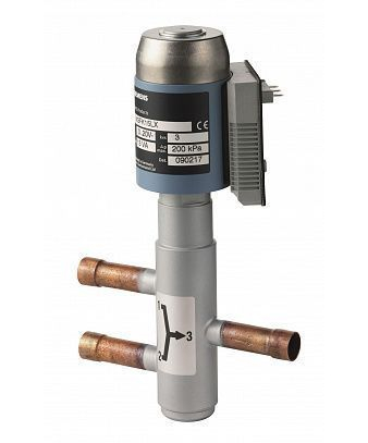 M3FK15LX (арт.): КЛАПАН МАГНИТНЫЙ СМЕСИТЕЛЬНЫЙ 2-ХОДОВОЙ С МОДУЛИРУЮЩИМ УПРАВЛЕНИЕМ, СОЕДИНЕНИЕ ПАЙКОЙ, PN32, DN15, KVS 3, AC 24 V