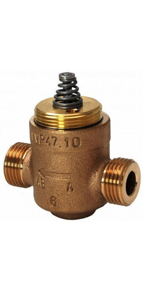 VVP47.10-1.6 (арт.): Клапан седельный 2-х ходовой, PN16, Kvs 1,6, DN10, 1…110 C, резьбовой