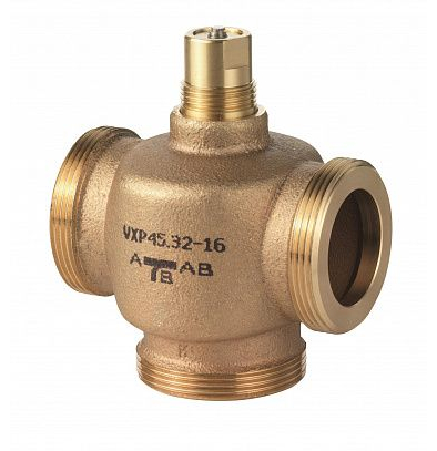 VXP45.25-10 (арт.): Клапан седельный 3-х ходовой, PN16, Kvs 10, DN25, 1…110 C, резьбовой