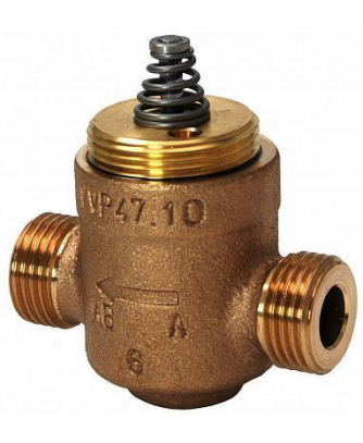VVP47.10-0.4 (арт.): Клапан седельный 2-х ходовой, PN16, Kvs 0,4, DN10, 1…110 C, резьбовой