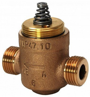 VVP47.10-0.4 (арт.): Клапан седельный 2-х ходовой, PN16, Kvs 0,4, DN10, 1…110 C, резьбовой