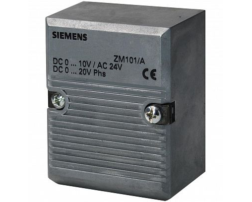 ZM101/A (арт.): Блок электронный ДЛЯ МАГНИТНЫХ КЛАПАНОВ IP54, DC 0..10 В / 0..20 V PHS