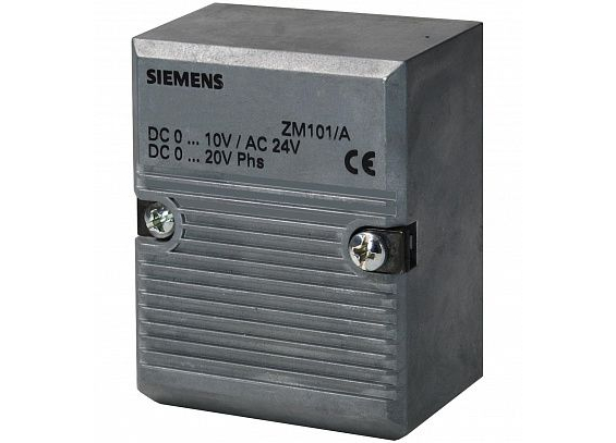 ZM101/A (арт.): Блок электронный ДЛЯ МАГНИТНЫХ КЛАПАНОВ IP54, DC 0..10 В / 0..20 V PHS