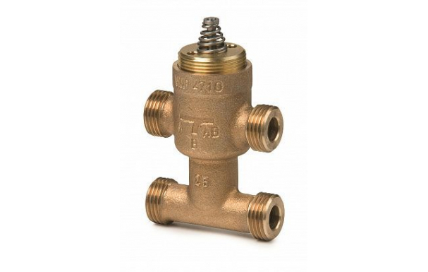 VMP47.15-2.5S (арт.): Клапан седельный 3-х ходовой, PN16, Kvs 2,5, DN15, 1…110 C, резьбовой