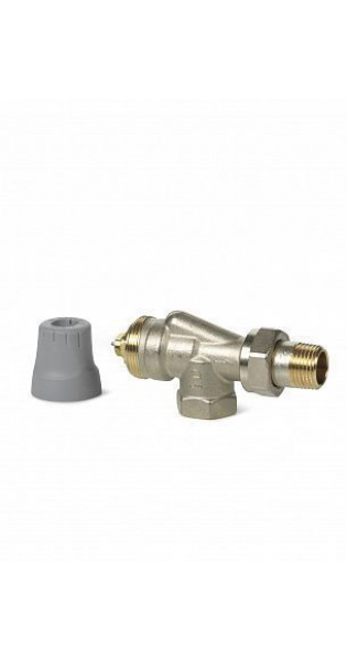 VUN210 (арт.): Клапан радиаторный угловой, PN10, Kvs 0.14…0.60, DN10, 1…120 C, резьбовой