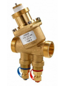 VPP46.15L0.6Q (арт.): Седельный клапан со встроенным регулятором перепада давления (Комбиклапан) 2-х ходовой, PN16,  100…575 куб.м./час, DN15, 1…120 C, резьбовой
