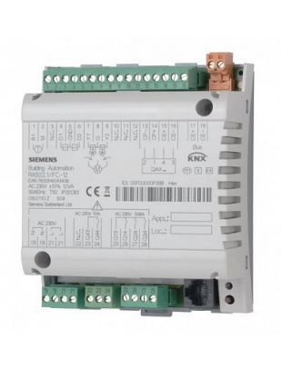 RXB22.1/FC-12 (арт.): КОМНАТНЫЕ КОНТРОЛЛЕРЫ ДЛЯ 3-СКОРОСТНЫХ ВЕНТИЛЯТОРОВ И ЭЛЕКТРОНАГРЕВАТЕЛЯ