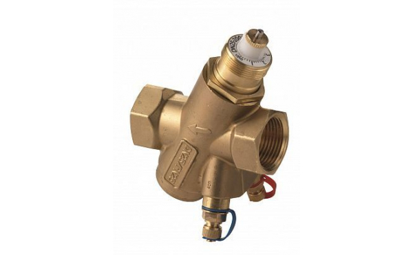 VPI45.25F1.5Q (арт.): Седельный клапан со встроенным регулятором перепада давления (Комбиклапан) 2-х ходовой, PN16,   куб.м./час, DN25, 1…120 C, резьбовой, с патрубками для замера давления