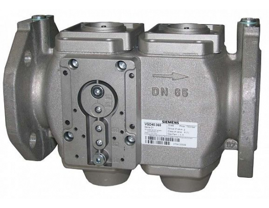 VGD40.125L (арт.): Двойной газовый клапан, DN125, 580 м³ / ч, реле давления и пилотная газовая плита