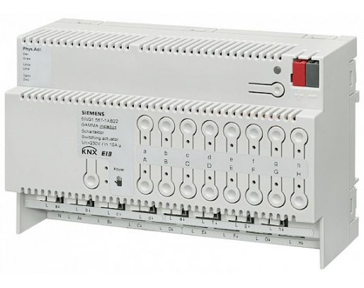 N 567/22 (арт.): Выключатель НАГРУЗКИ N 567/22(арт.), 16Х230V AC 10A, ДЛЯ УСТАНОВКИ НА DIN-РЕЙКУ, 8 ТЕ