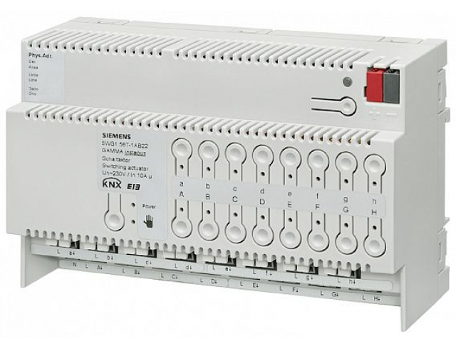 N 567/22 (арт.): Выключатель НАГРУЗКИ N 567/22(арт.), 16Х230V AC 10A, ДЛЯ УСТАНОВКИ НА DIN-РЕЙКУ, 8 ТЕ