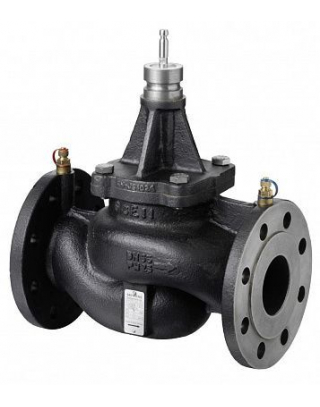 VPF53.125F135 (арт.): Седельный клапан со встроенным регулятором перепада давления (Комбиклапан) 2-х ходовой, PN20,  23…135 куб.м./час, DN125, 1…120 C, фланцевый