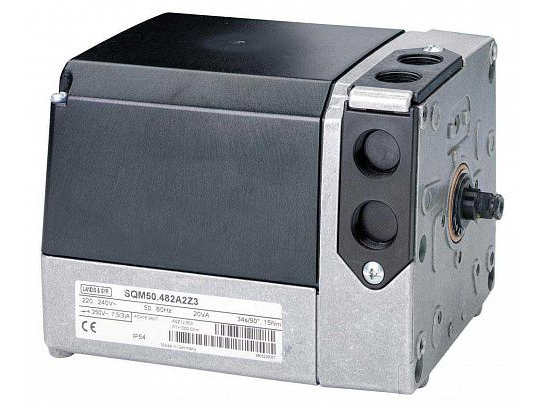 SQM54.482A207 (арт.): Привод, 25Нм, 90°/30с, 8 переключателей, вал 12мм+ключ, CE, AC230В