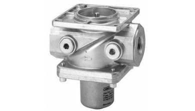 VGG10.4041P (арт.): Газовый клапан, 1½ ", 600 мбар, 32,3 м³ / час, 4xRp¼", контурный диск, регулировка расхода газа