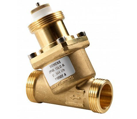 VPP46.10L0.4 (арт.): Седельный клапан со встроенным регулятором перепада давления (Комбиклапан) 2-х ходовой, PN16,  65…370 куб.м./час, DN10, 1…120 C, резьбовой