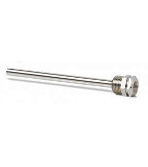 ALT-SB150 (арт.): ЗАЩИТНАЯ ГИЛЬЗА 150 мм, МЕДЬ ПОКРЫТАЯ НИКЕЛЕМ, G½", PN10, LW7