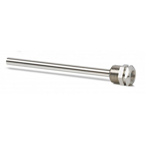 ALT-SB150 (арт.): ЗАЩИТНАЯ ГИЛЬЗА 150 мм, МЕДЬ ПОКРЫТАЯ НИКЕЛЕМ, G½", PN10, LW7