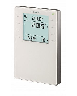 QMX3.P74 (арт.): Модуль комнатный с KNX PL-Link, S-mode, LTE-Mode, датчиком температуры, влажности и CO2, дисплеем с подсветкой