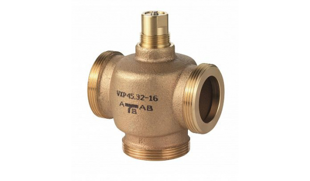 VXP45.32-16 (арт.): Клапан седельный 3-х ходовой, PN16, Kvs 16, DN32, 1…110 C, резьбовой