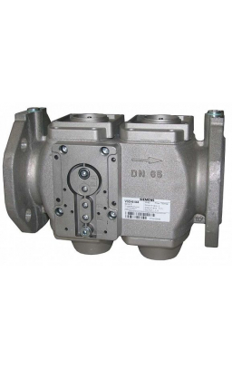 VGD40.050L (арт.): Двойной газовый клапан, DN50, 100 м³ / ч, реле давления и контрольная газовая плита повернуты