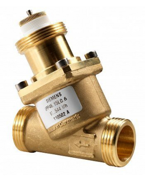 VPP46.10L0.2 (арт.): Седельный клапан со встроенным регулятором перепада давления (Комбиклапан) 2-х ходовой, PN16,  30…200 куб.м./час, DN10, 1…120 C, резьбовой
