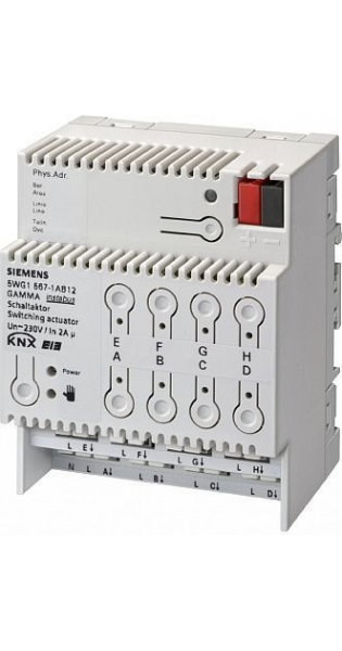 N 567/12 (арт.): Выключатель НАГРУЗКИ N 567/12(арт.), 8Х230V AC 2A, ДЛЯ УСТАНОВКИ НА DIN-РЕЙКУ, 4 ТЕ