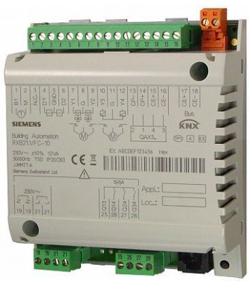 RXB24.1/CC-02 (арт.): КОМНАТНЫЕ КОНТРОЛЛЕРЫ ДЛЯ ОХЛАЖДАЮЩИХ ПОТОЛКОВ И РАДИАТОРОВ
