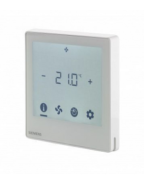 RDF800KN (арт.): RDF800KN(арт.) комнатный термостат с сенсорным дисплеем и KNX, белый