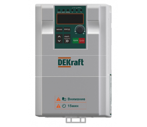 DEKV060G011T4B (арт.): Преобразователь частоты DEKV060-11кВт 3 фазы 380В с торм. модулем