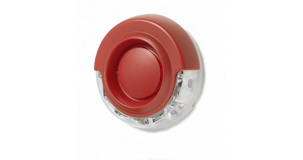 FDS227-RW (арт.): Оповещатель комбинированный красный (речевой и белый маяк)