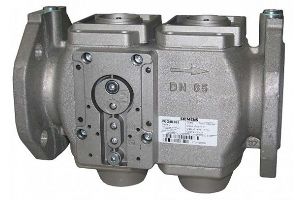VGD40.100 (арт.): Двойной газовый клапан, DN100, 400 м³ / ч
