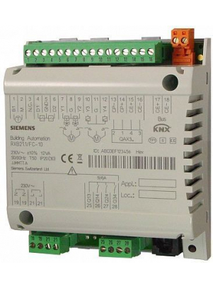 RXB21.1/FC-11 (арт.): КОМНАТНЫЕ КОНТРОЛЛЕРЫ ДЛЯ 3-СКОРОСТНЫХ ВЕНТИЛЯТОРОВ