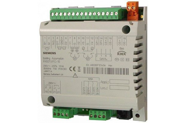 RXB21.1/FC-11 (арт.): КОМНАТНЫЕ КОНТРОЛЛЕРЫ ДЛЯ 3-СКОРОСТНЫХ ВЕНТИЛЯТОРОВ