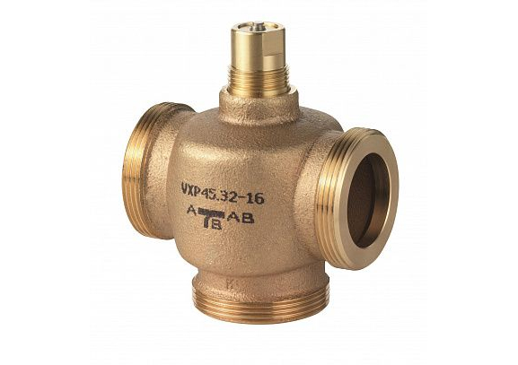 VXP45.25-6.3 (арт.): Клапан седельный 3-х ходовой, PN16, Kvs 6,3, DN25, 1…110 C, резьбовой