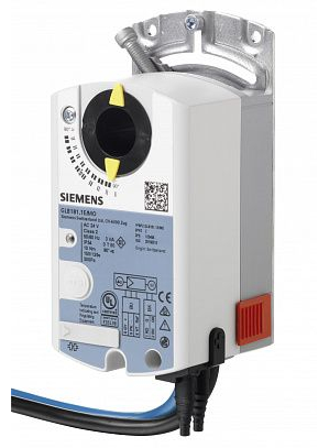 GLB181.1E/MO (арт.): Компактный контроллер VAV с Modbus RTU, AC 24 В, 10 Нм, 150 сек, 300 Па